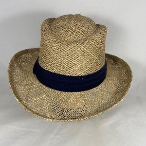 Dorfman Pacific Boater Style Straw Hat NWOT *